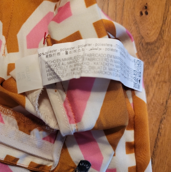 Zara Printed Pajama Style Trouser Pants Wide Leg. XS. New without tags. Gorgeous - Picture 7 of 7